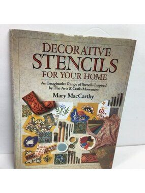Decorative Stencils For Your Home Mary MacCarthy Hardcover 1996 Arts & Crafts